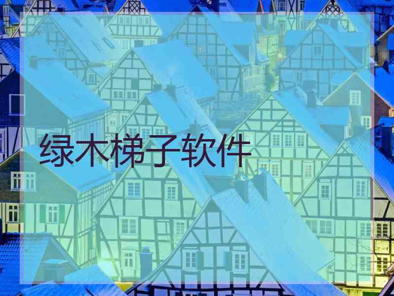 绿木梯子软件