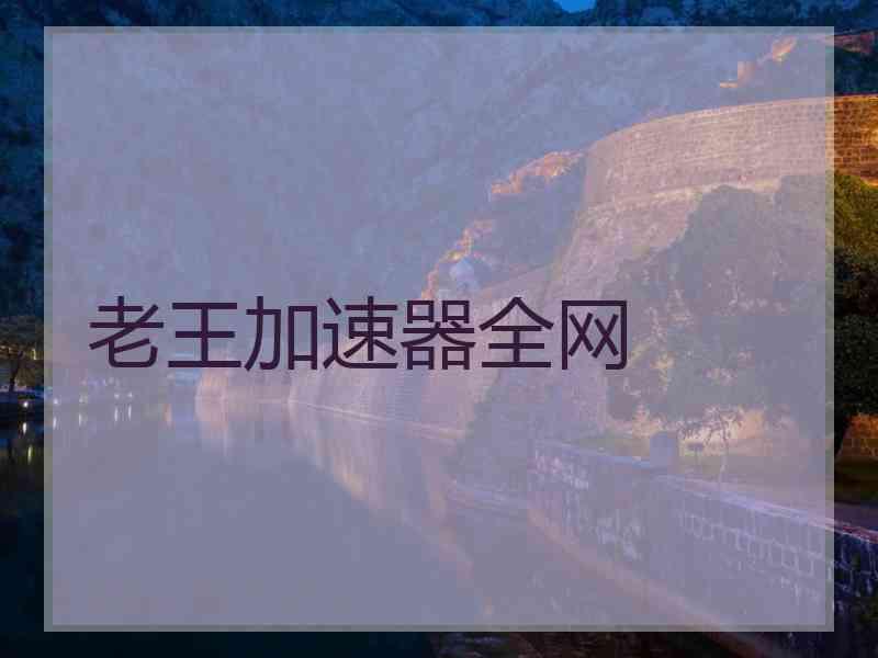 老王加速器全网