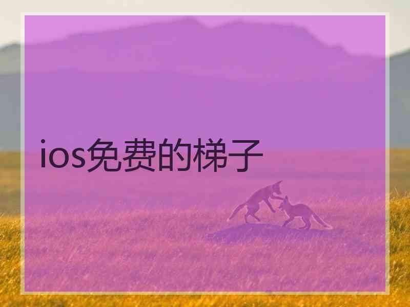 ios免费的梯子