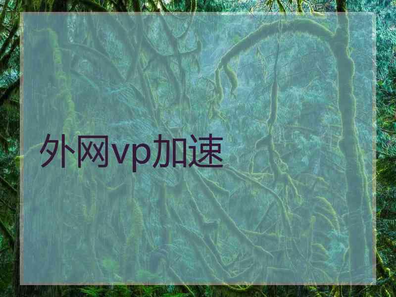 外网vp加速