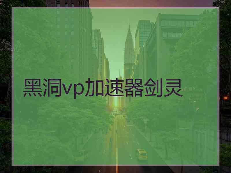 黑洞vp加速器剑灵