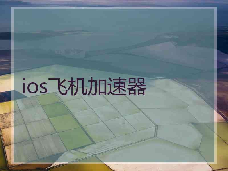 ios飞机加速器